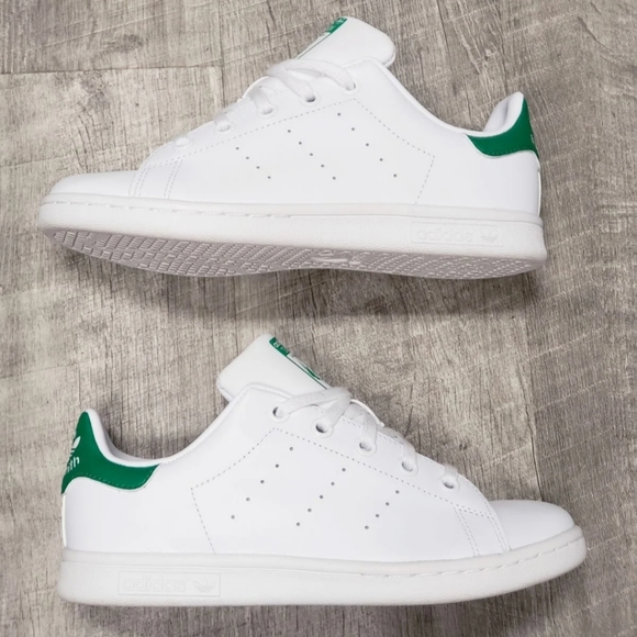 🆕️ NWT🎁 Adidas Stan Smith Youth Sz 3 Big Kid - Picture 5 of 13